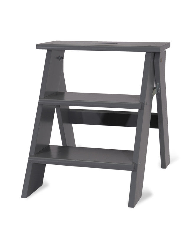 Product photograph of Garden Trading Step Stool In Charcoal from Olivia's