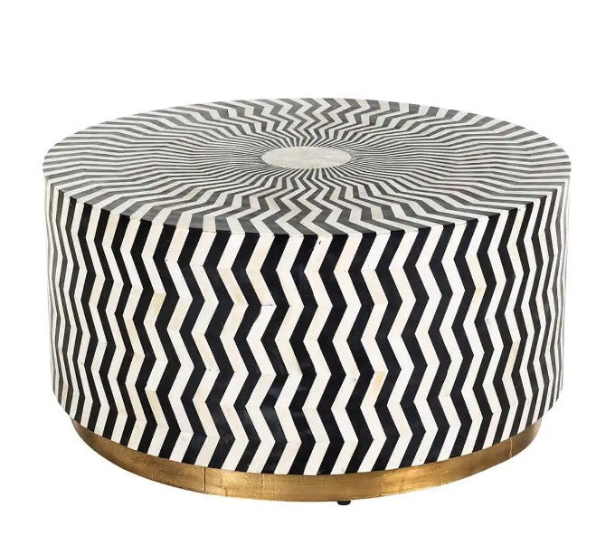 Product photograph of Richmond Bliss Zig Zag Coffee Table from Olivia's