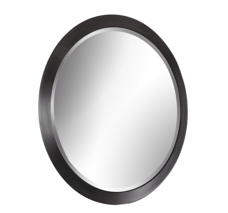 Product photograph of Rv Astley Macon Wall Mirror - Gunmetal from Olivia's