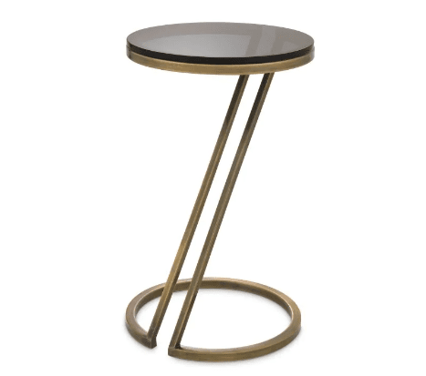 Product photograph of Eichholtz Falcone Side Table Vintage Brass from Olivia's