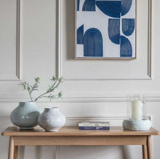 Product photograph of Oscar Hurricane Lantern - Pale Sage from Olivia's.