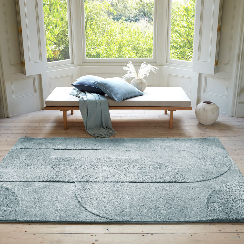 Product photograph of Asiatic Carpets Tova Rug Blue 160x230cm from Olivia's.