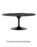 Black Round Dining Table