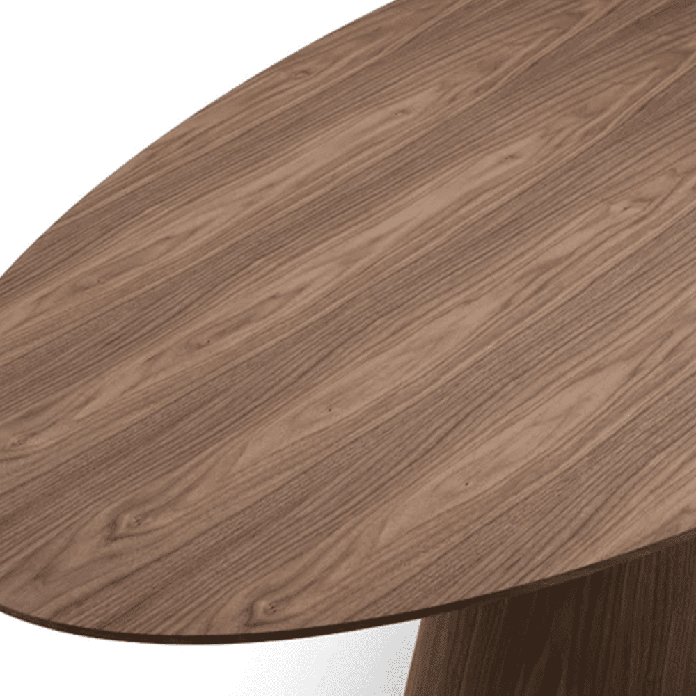Product photograph of Tommy Franks Tavamo Oval Dining Table In Walnut from Olivia's.