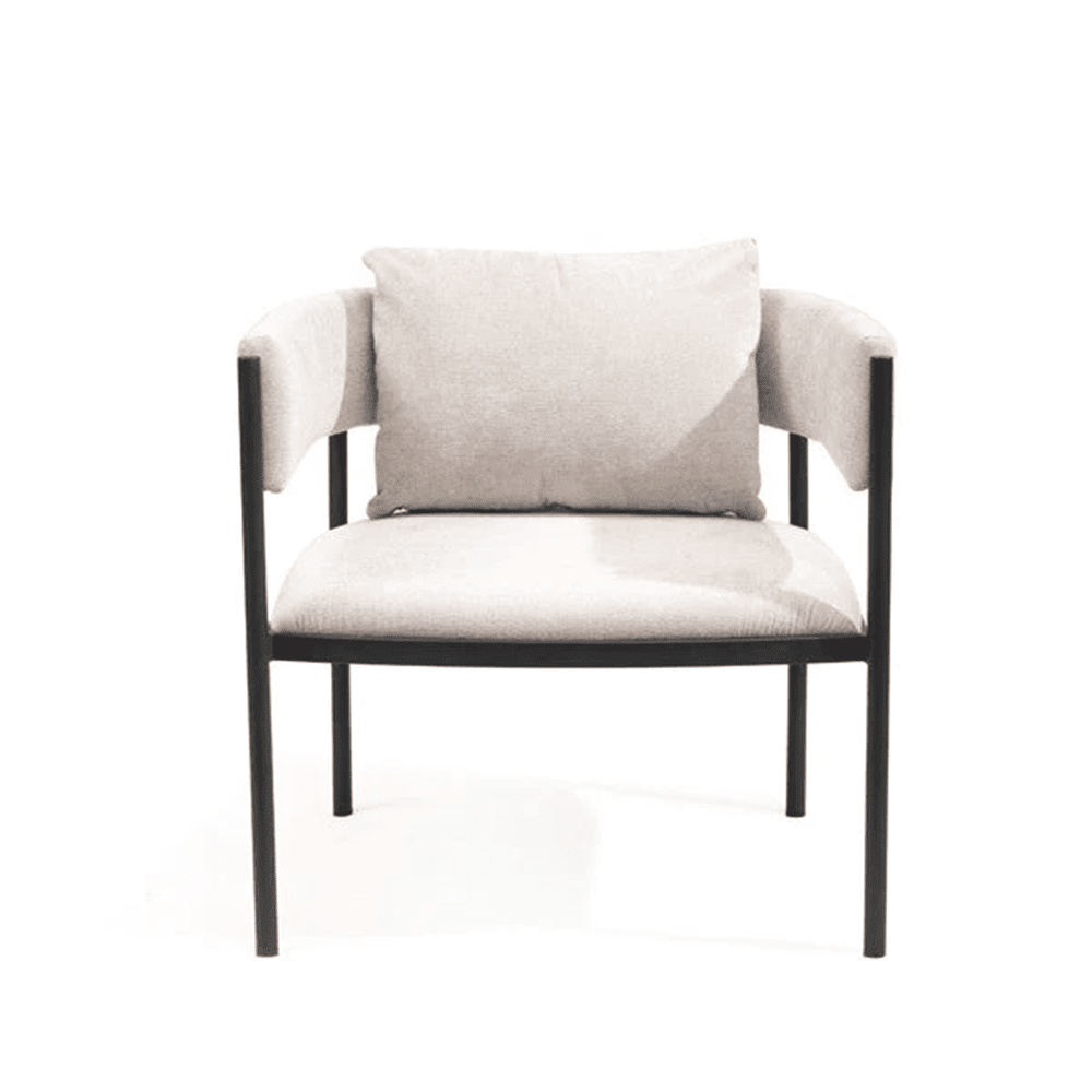 Product photograph of Tommy Franks Envie I Lounge Chair In Giselle Grey Beige from Olivia's.