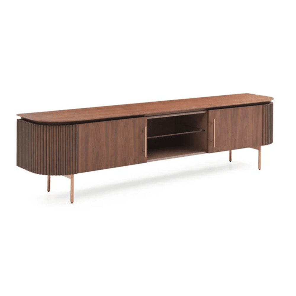 Product photograph of Tommy Franks Lantine Tv Unit In Walnut from Olivia's