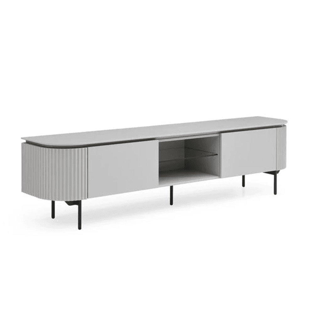 Product photograph of Tommy Franks Lantine Tv Unit In Grey from Olivia's
