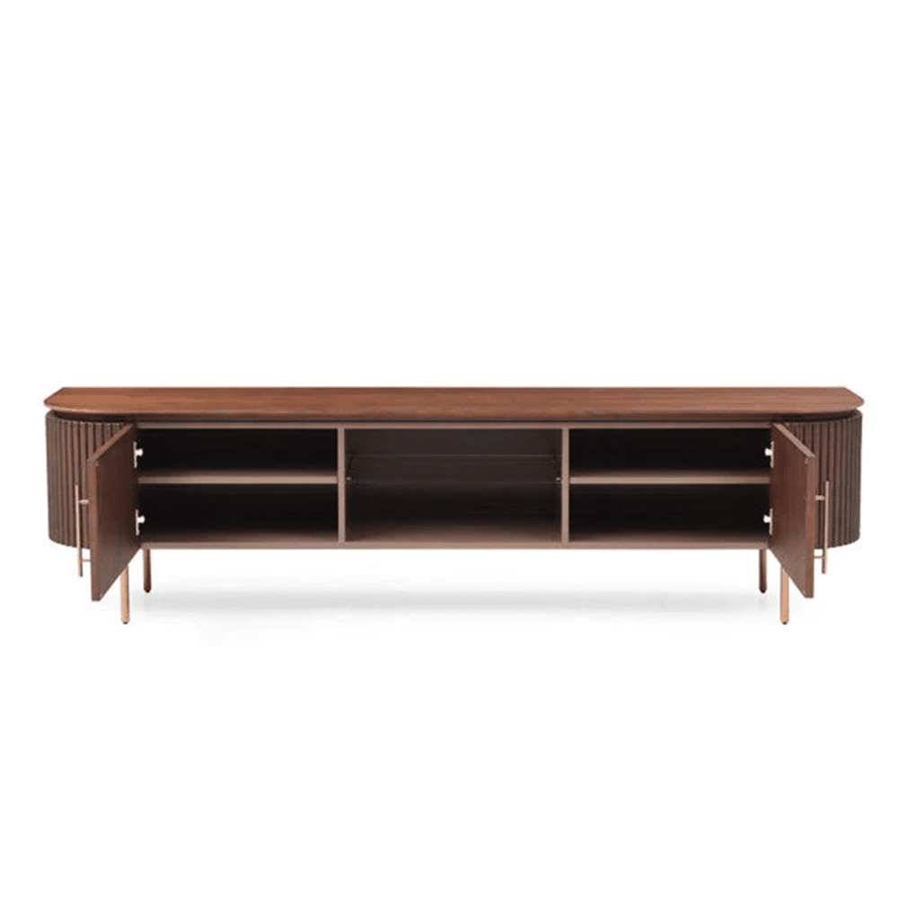 Product photograph of Tommy Franks Lantine Tv Unit In Walnut from Olivia's.