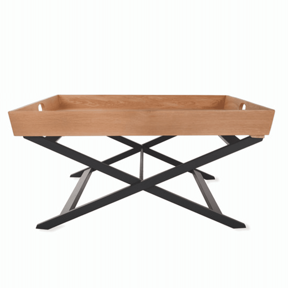 Garden Trading Square Butlers Coffee Table In Carbon Oak Outlet