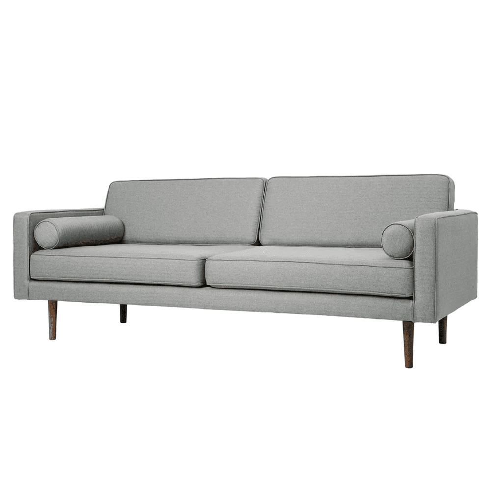 Product photograph of Broste Copenhagen Wind 2 -seater Sofa In Grey from Olivia's