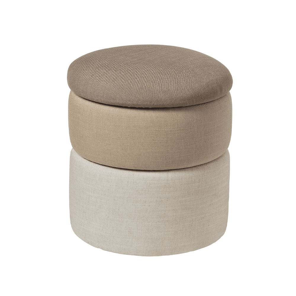 Broste Copenhagen Pond Pouf in Beige