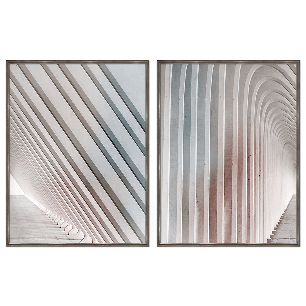 Product photograph of Quintessa Art Set Of 2 Doma Under Glass Print 120 X 100cm from Olivia's
