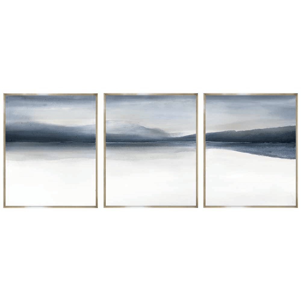 Product photograph of Quintessa Art Set Of 3 Calmo Hand Painting 124 X 104cm from Olivia's