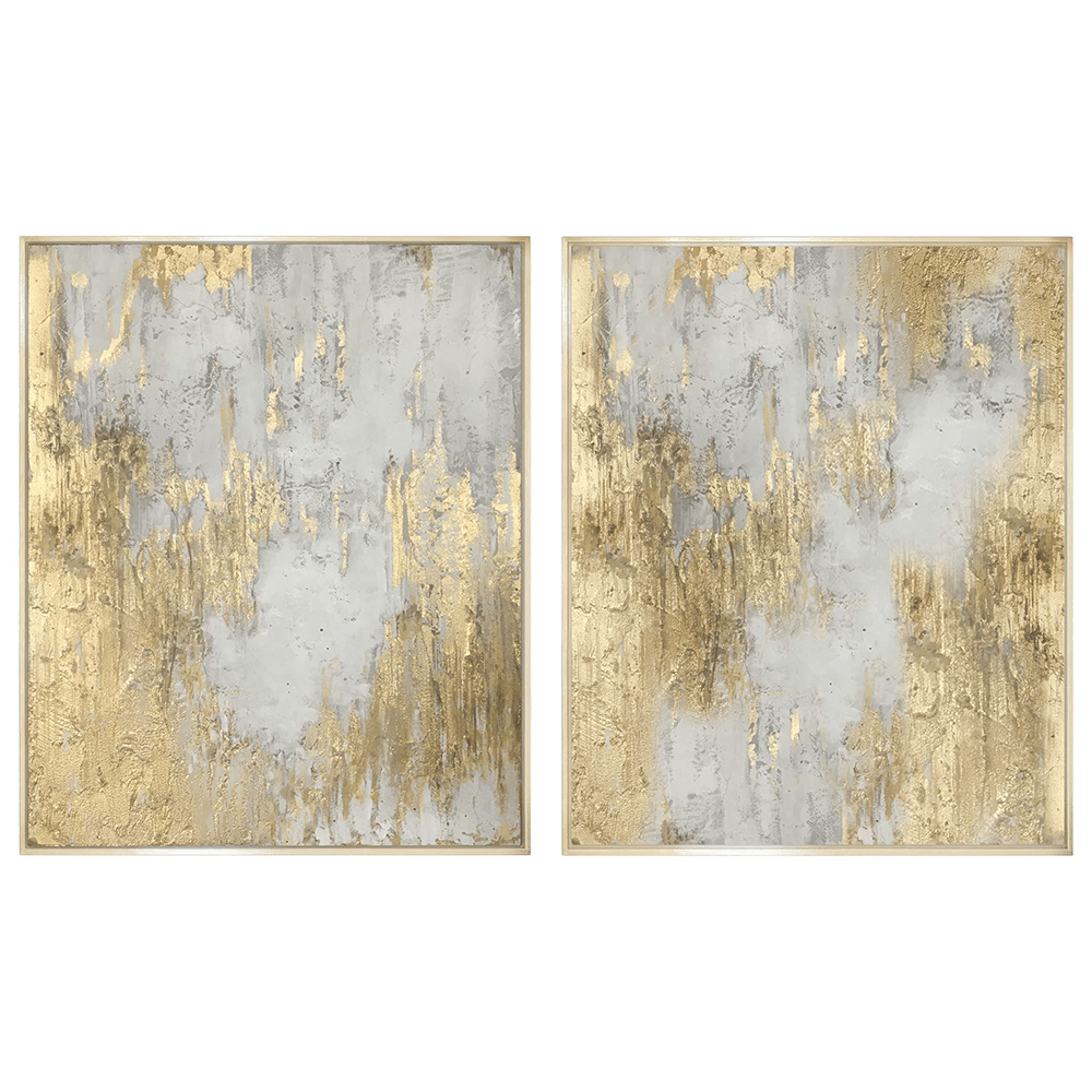 Product photograph of Quintessa Art Set Of 2 Oceri Hand Painting 124 X 104cm from Olivia's