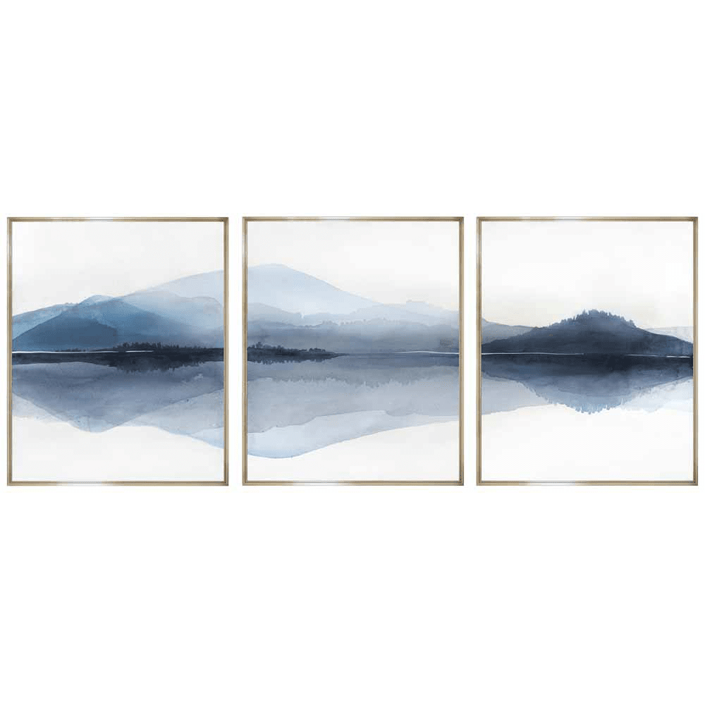 Product photograph of Quintessa Art Set Of 3 Collis Hand Painting 124 X 104cm from Olivia's