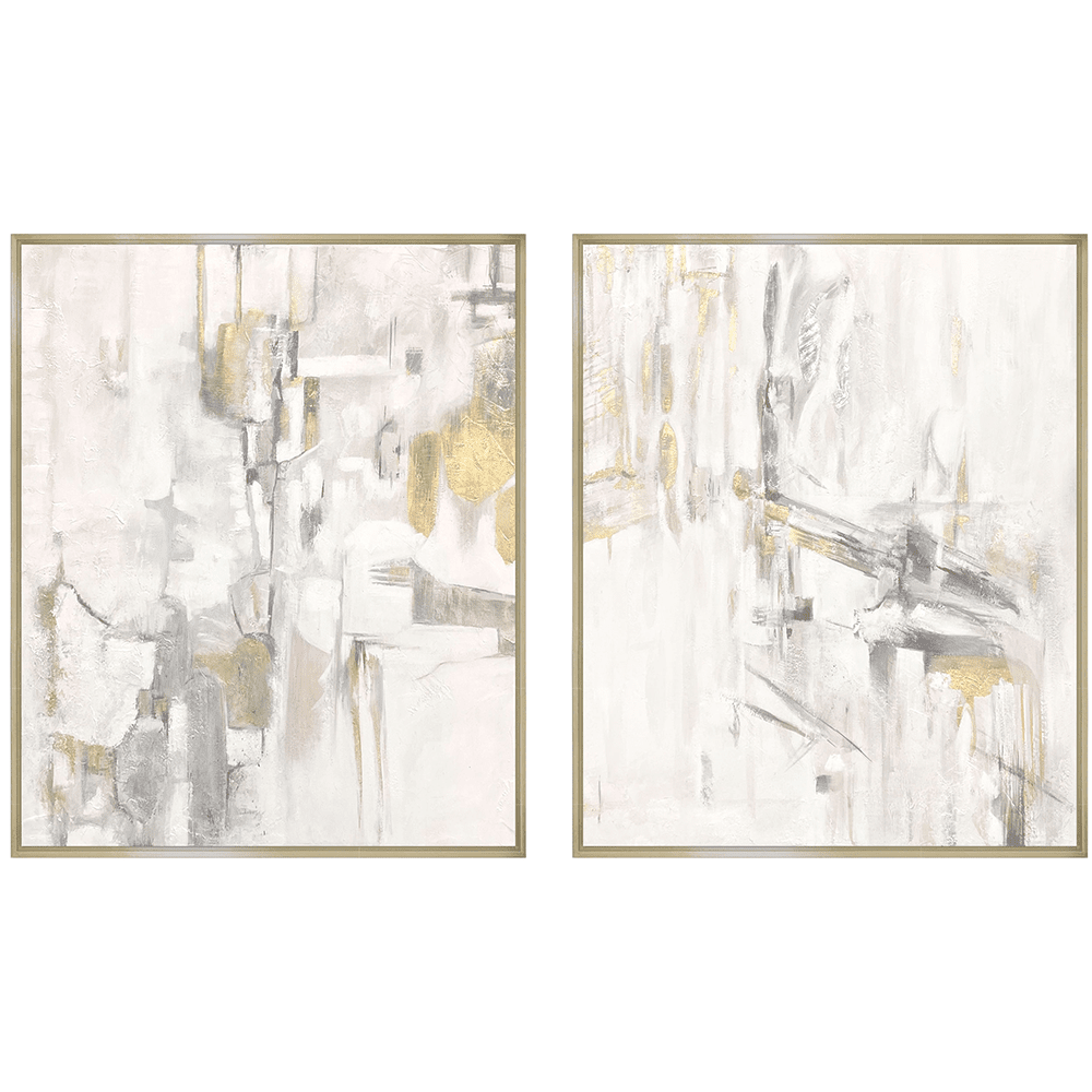 Product photograph of Quintessa Art Set Of 2 Pora Hand Painting 124 X 104cm from Olivia's