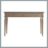 GALLERY INTERIORS MUSTIQUE 2 DRAWER DESK