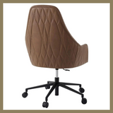 THEODORE ALEXANDER PREVAIL EXECUTIVE DESK ARMCHAIR IN LEATHER