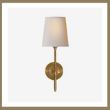 ANDREW MARTIN BRYANT WALL LIGHT HAND RUBBED ANTIQUE BRASS
