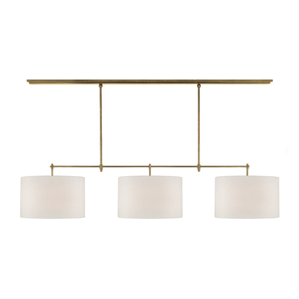 Product photograph of Andrew Martin Bryant Pendant Light Hand-rubbed Antique Brass Large from Olivia's