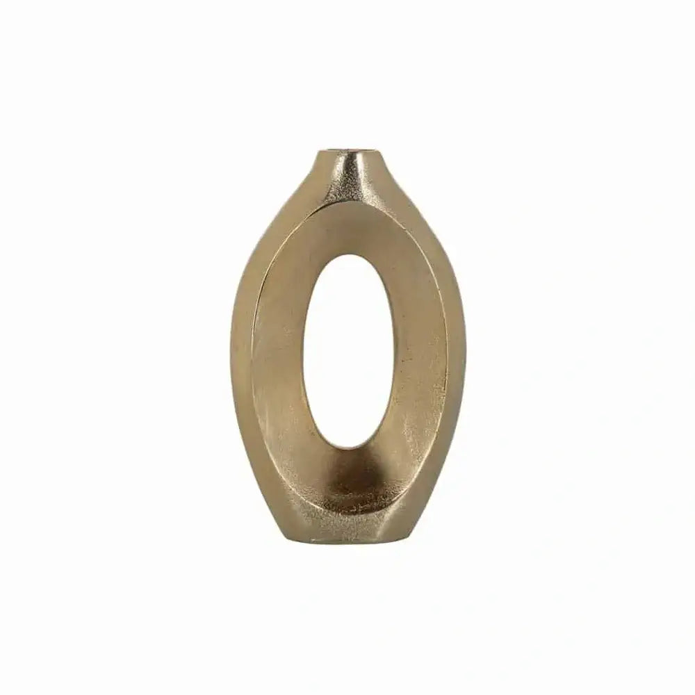 Product photograph of Richmond Interiors Alma Vase In Gold Small from Olivia's.