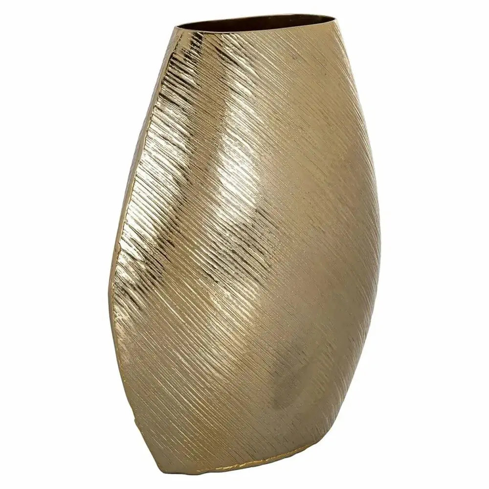 Product photograph of Richmond Interiors Evey Vase In Gold Small from Olivia's.
