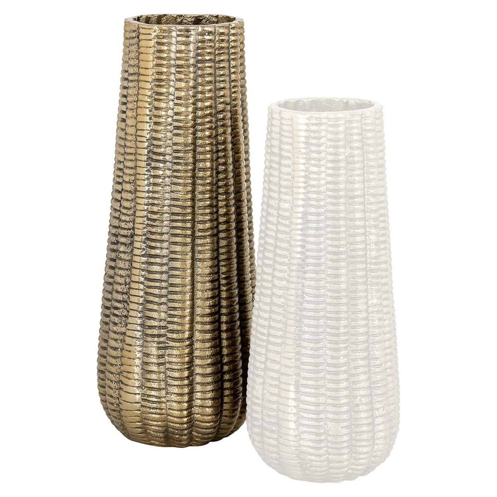 Product photograph of Richmond Interiors Vase Loran In Brushed Gold - Large from Olivia's.