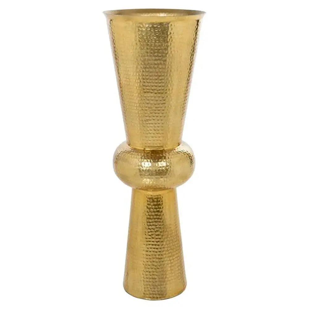 Product photograph of Richmond Interiors Carice Vase In Gold from Olivia's