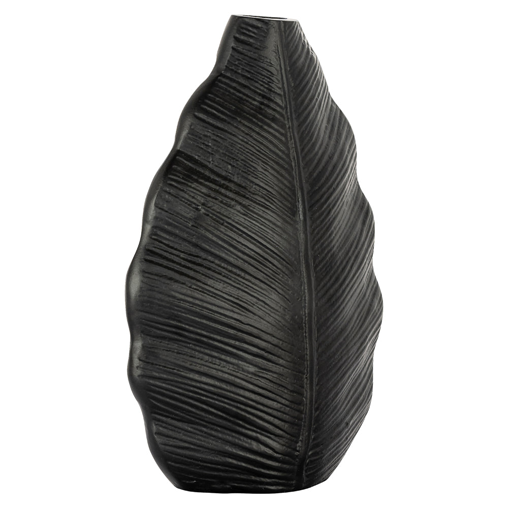 Product photograph of Richmond Interiors Willow Vase Black Small from Olivia's