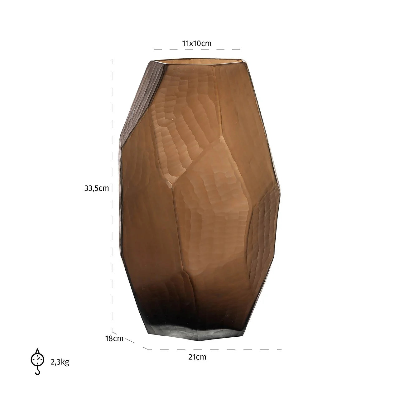 Product photograph of Richmond Interiors Sadie Vase Small from Olivia's.