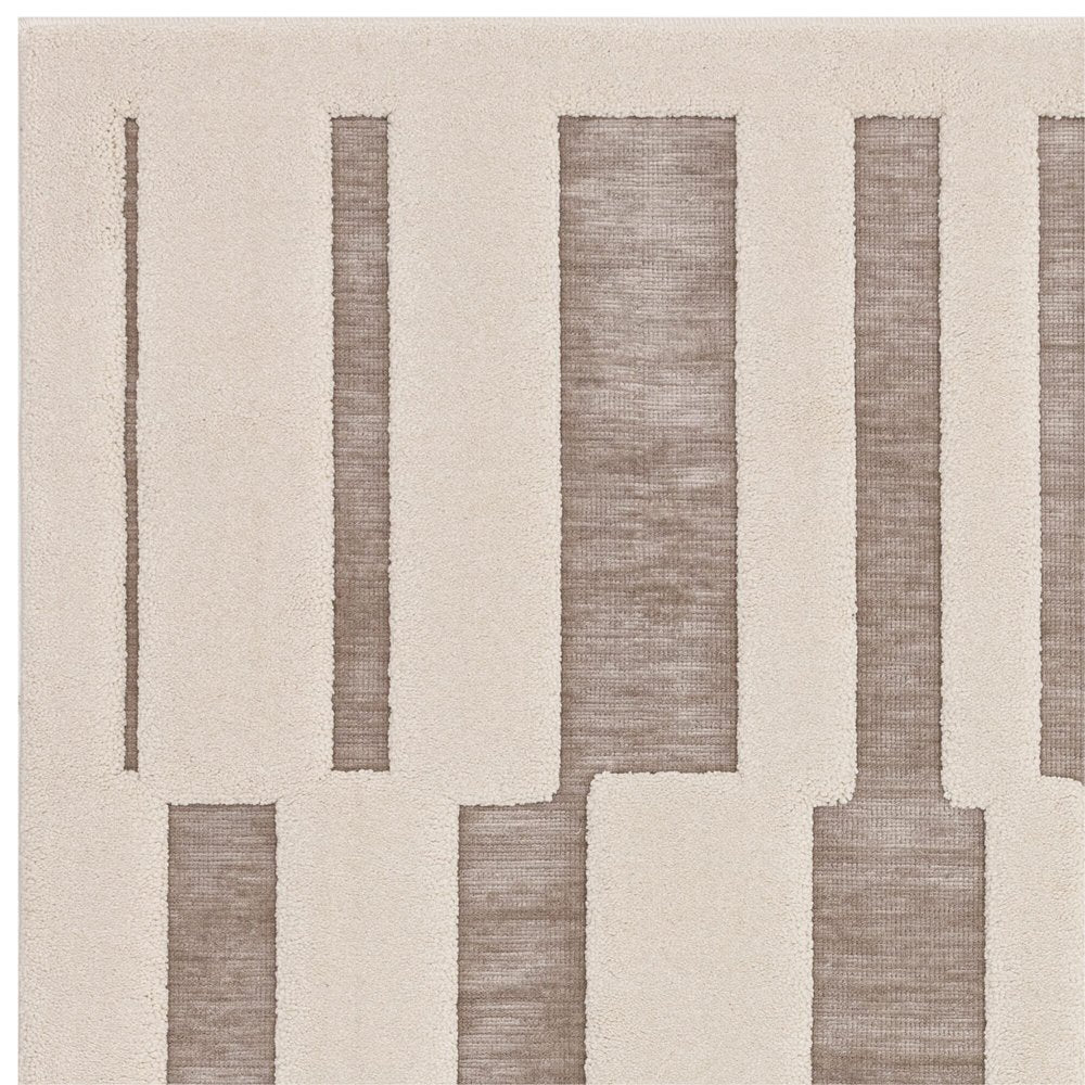 Product photograph of Asiatic Carpets Valley Rug Natural Ivory Tile 200x290cm from Olivia's.