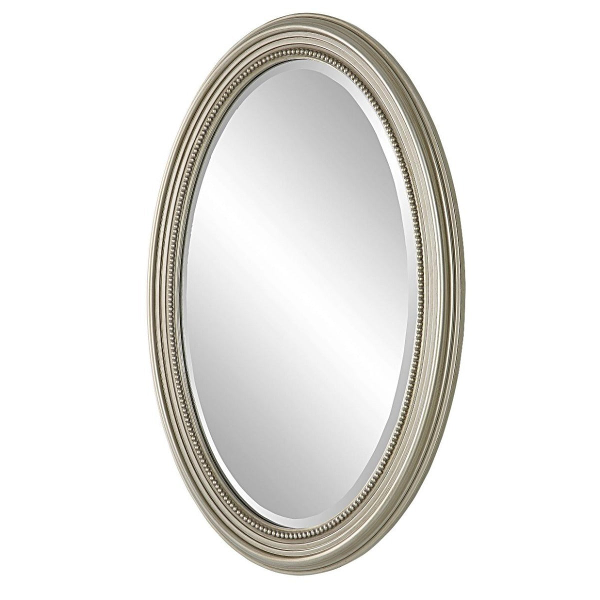 Product photograph of Isabelle Mirror - Antique Silver from Olivia's.