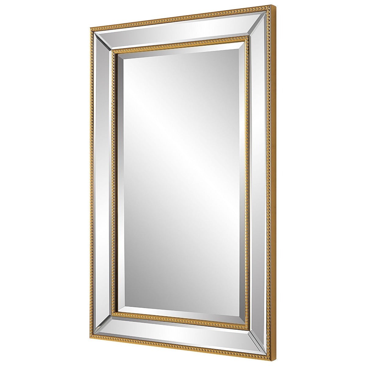 Product photograph of Clara Mirror - Gold from Olivia's.