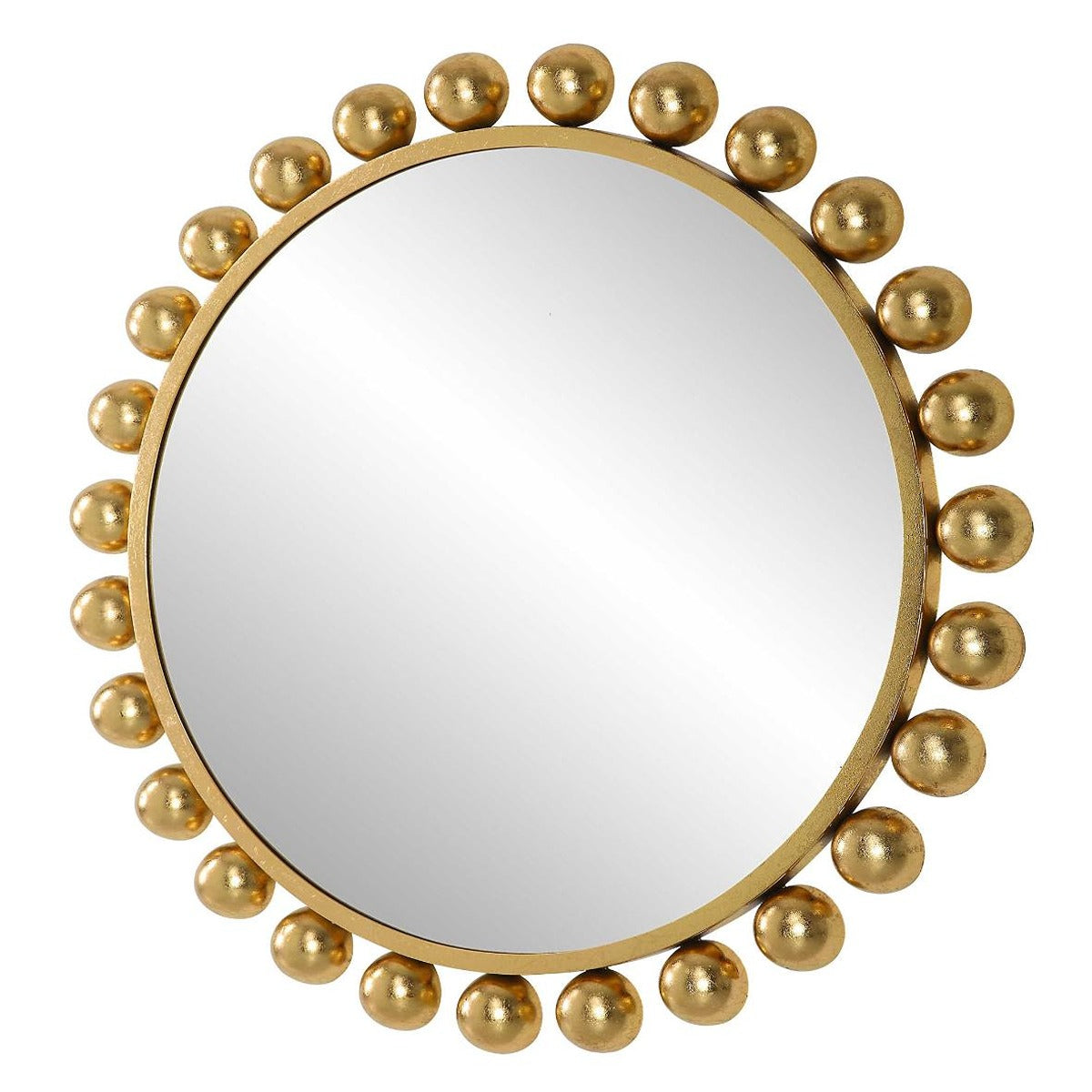 Product photograph of Spheres Mirror - Gold from Olivia's.