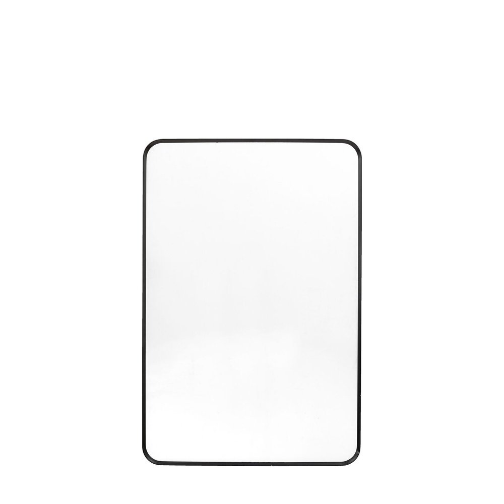 Gallery Interiors Aegis Rectangle Mirror In Black