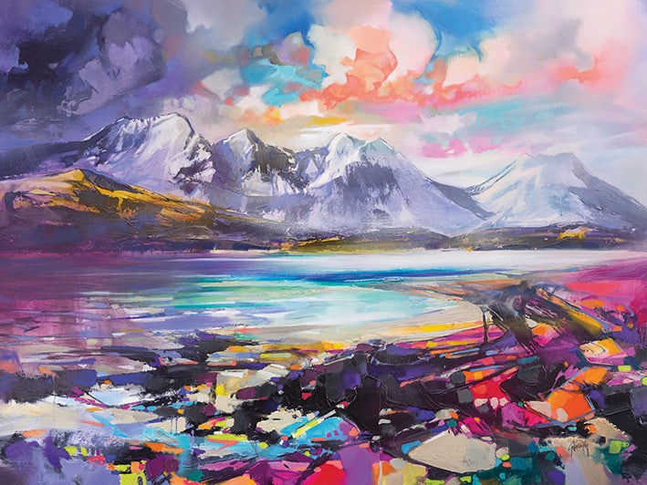 Product photograph of Scott Naismith Torrin Skye Canvas 85x120 from Olivia's