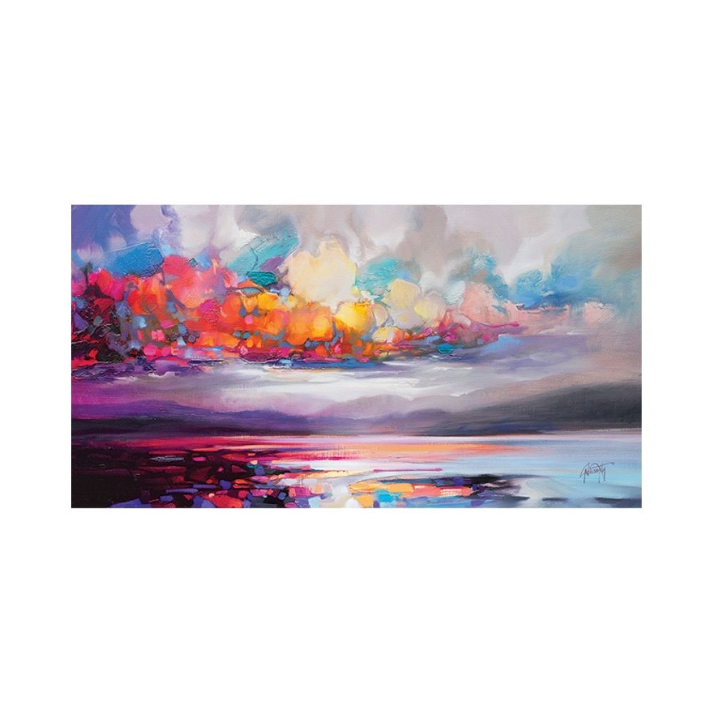 Product photograph of Scott Naismith Stratocumulus Canvas 50x100 from Olivia's