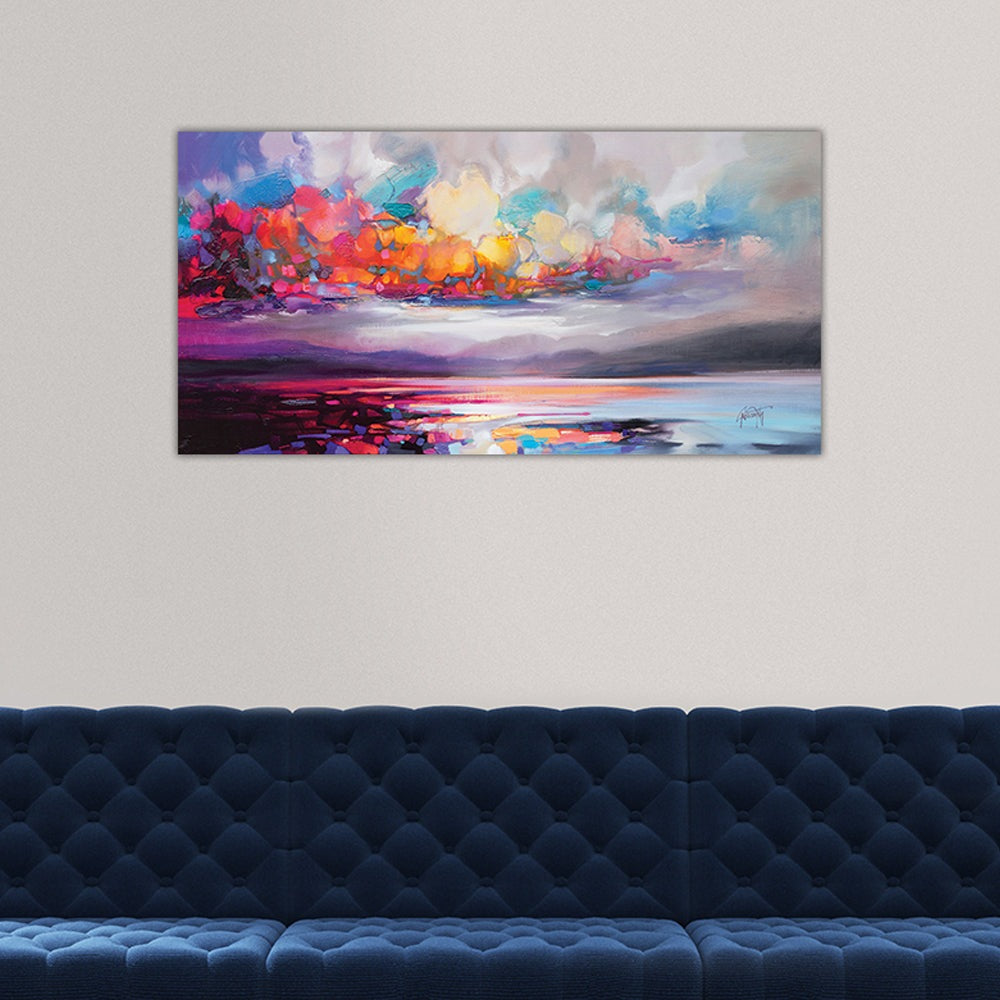 Product photograph of Scott Naismith Stratocumulus Canvas 50x100 from Olivia's.