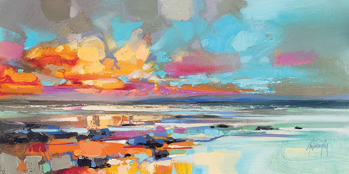 Product photograph of Scott Naismith Tiree Sand Canvas - 50 X 100 from Olivia's