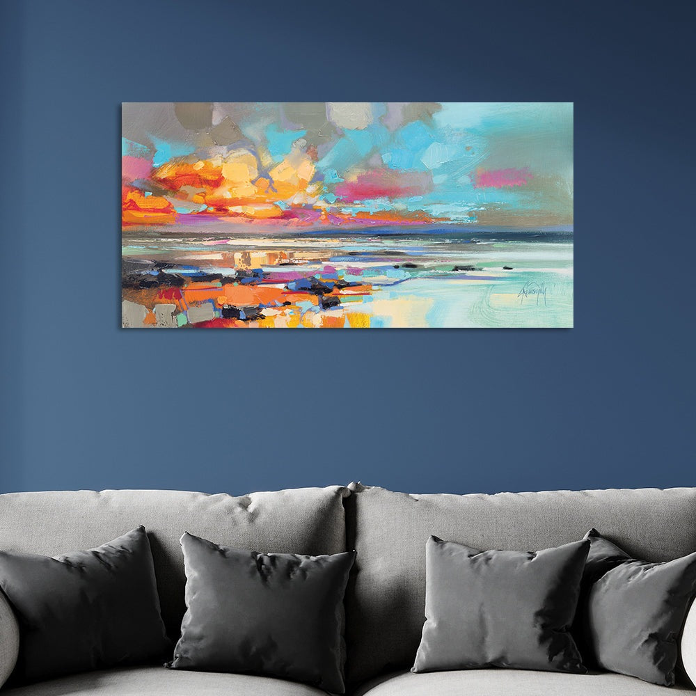 Product photograph of Scott Naismith Tiree Sand Canvas - 50 X 100 from Olivia's.