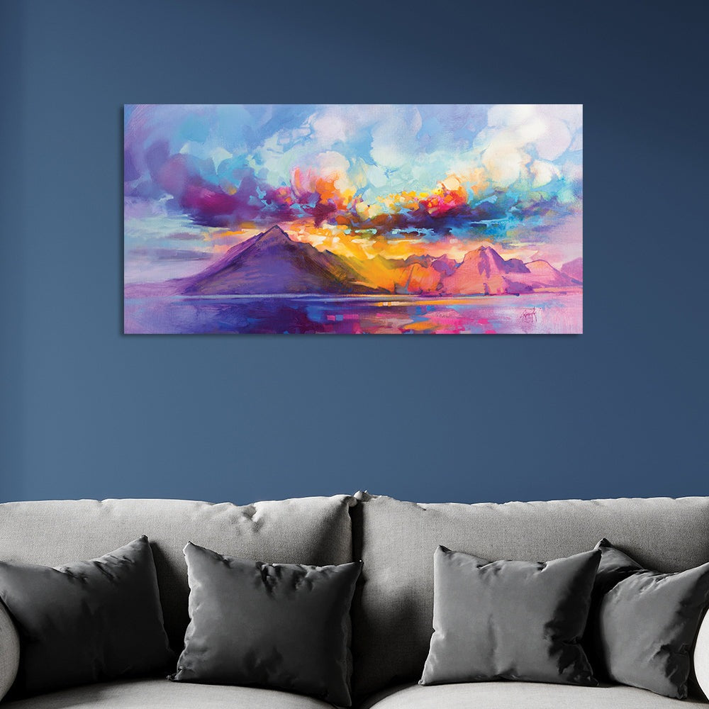 Product photograph of Scott Naismith Cuillins Ridge Canvas 50x100 from Olivia's.