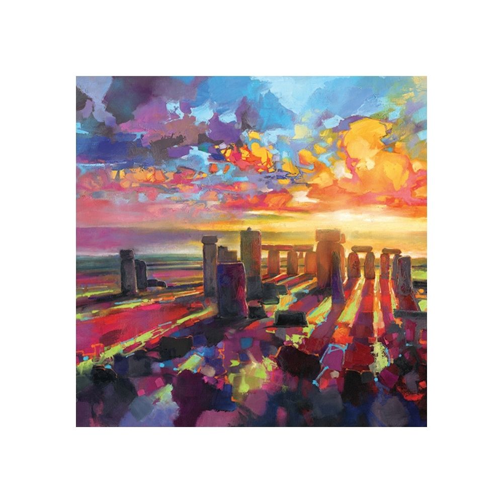 Product photograph of Scott Naismith Stonehenge Equinox Canvas 120x120 from Olivia's.