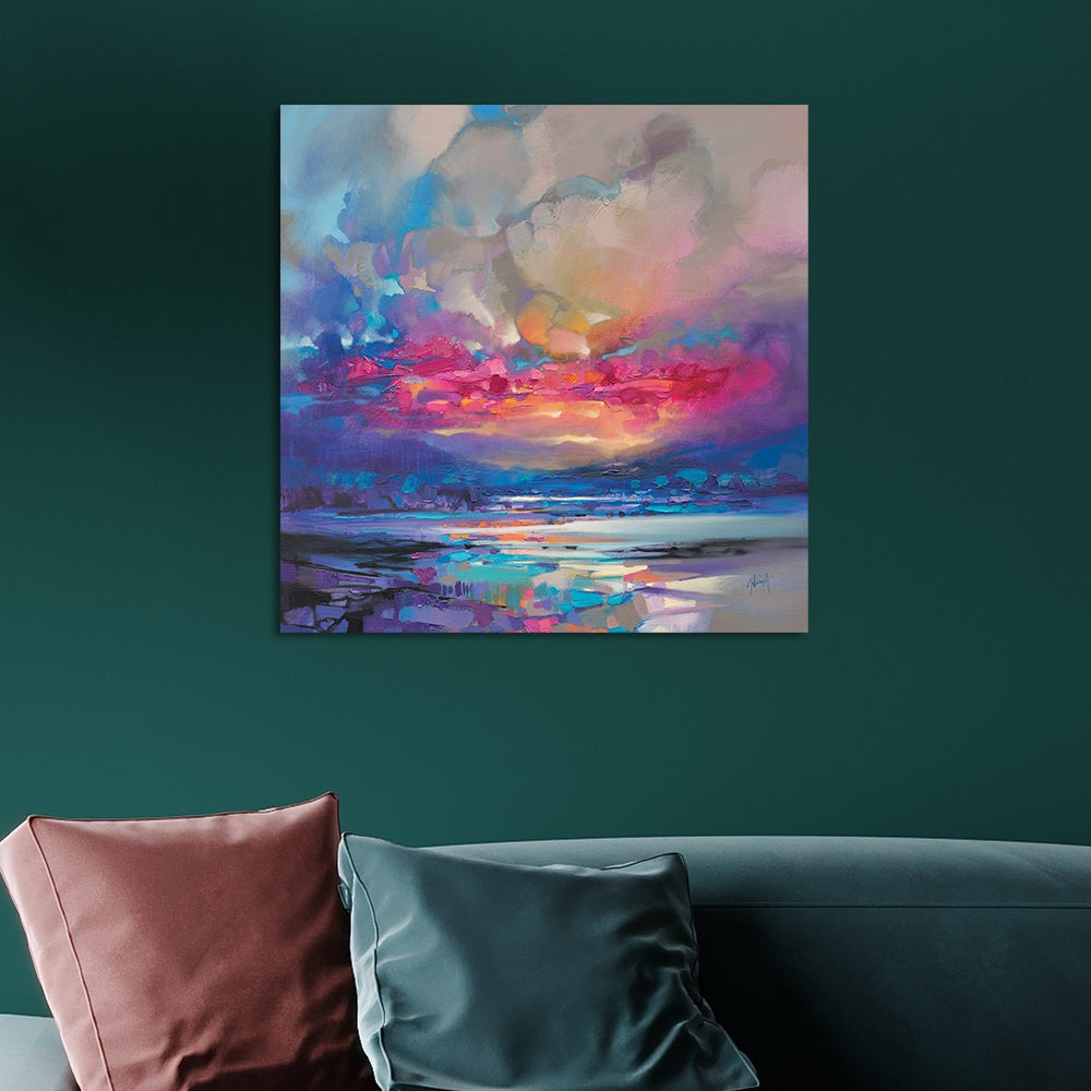 Product photograph of Scott Naismith Quantum Skye Canvas 60x60 from Olivia's.