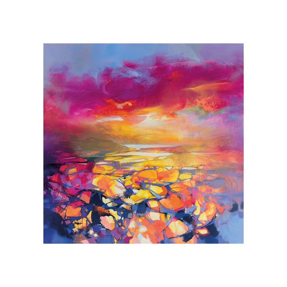 Product photograph of Scott Naismith Red Hope Canvas 85x85 from Olivia's