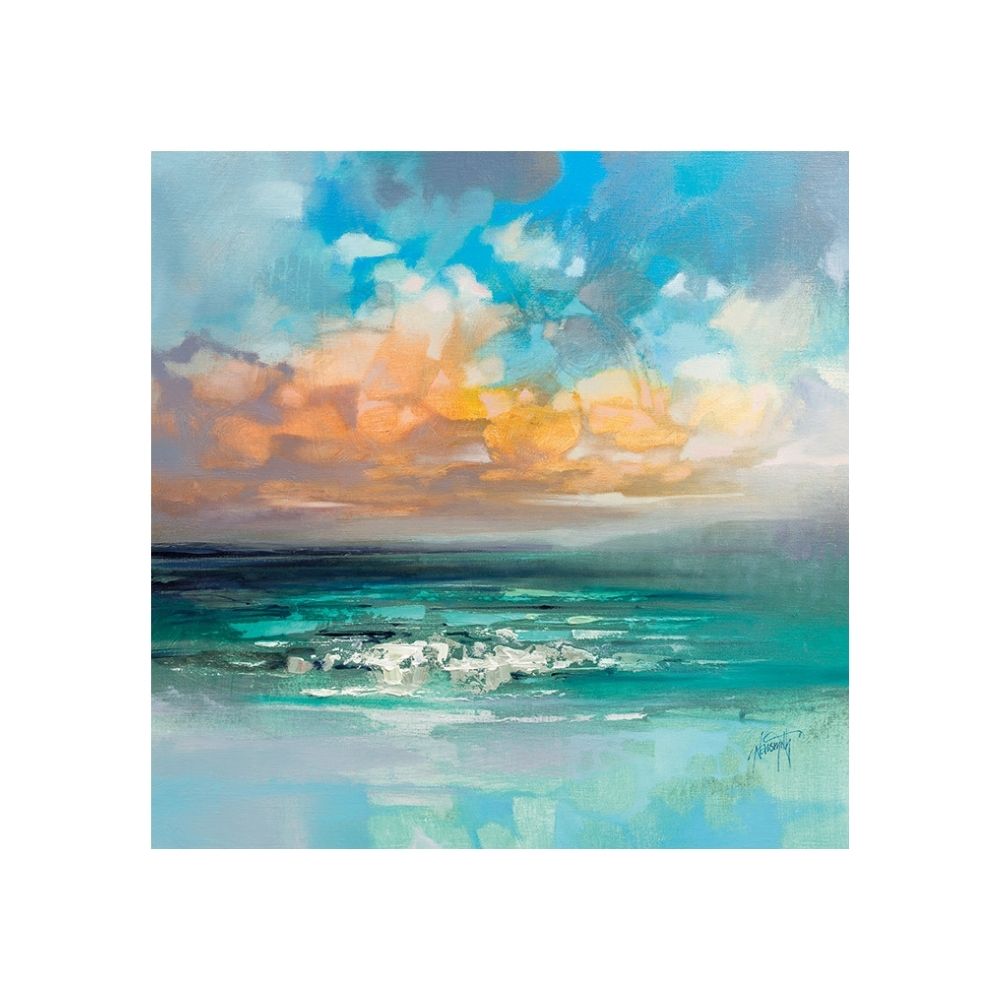 Product photograph of Scott Naismith Hebridean Waters Canvas 60x60 from Olivia's
