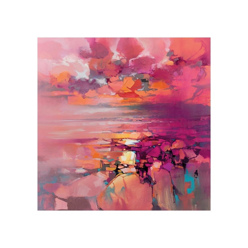 Product photograph of Scott Naismith Coral Canvas 60x60 from Olivia's