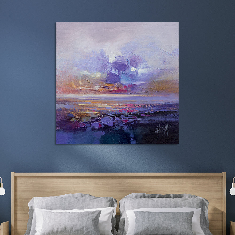 Product photograph of Scott Naismith Colour Collision Study Canvas - 85 X 85 from Olivia's.