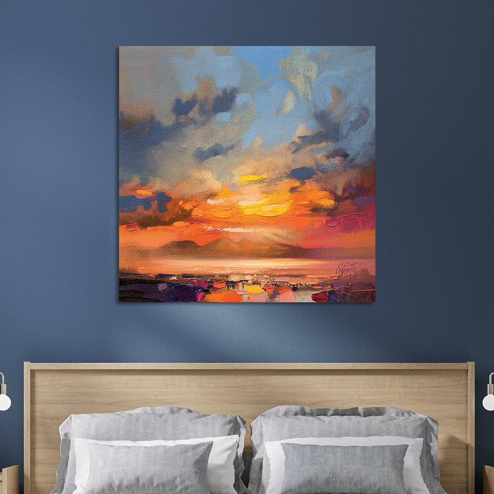 Product photograph of Scott Naismith Rum Light Study Canvas - 85 X 85 from Olivia's.