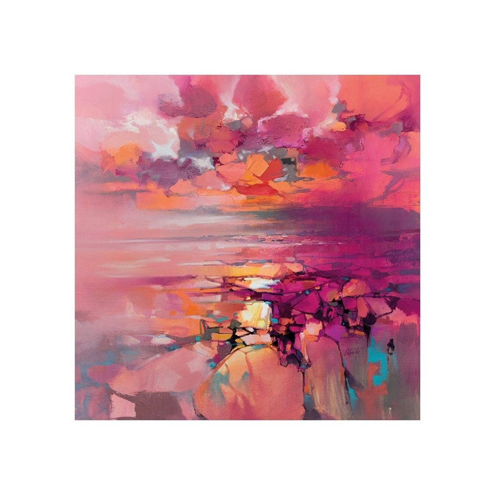 Product photograph of Scott Naismith Coral Canvas 60x60 from Olivia's.