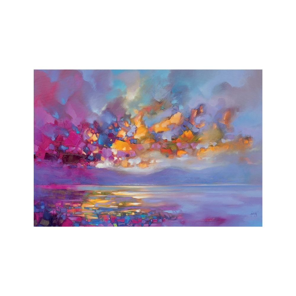 Product photograph of Scott Naismith Magenta Refraction Canvas 60x80 from Olivia's.